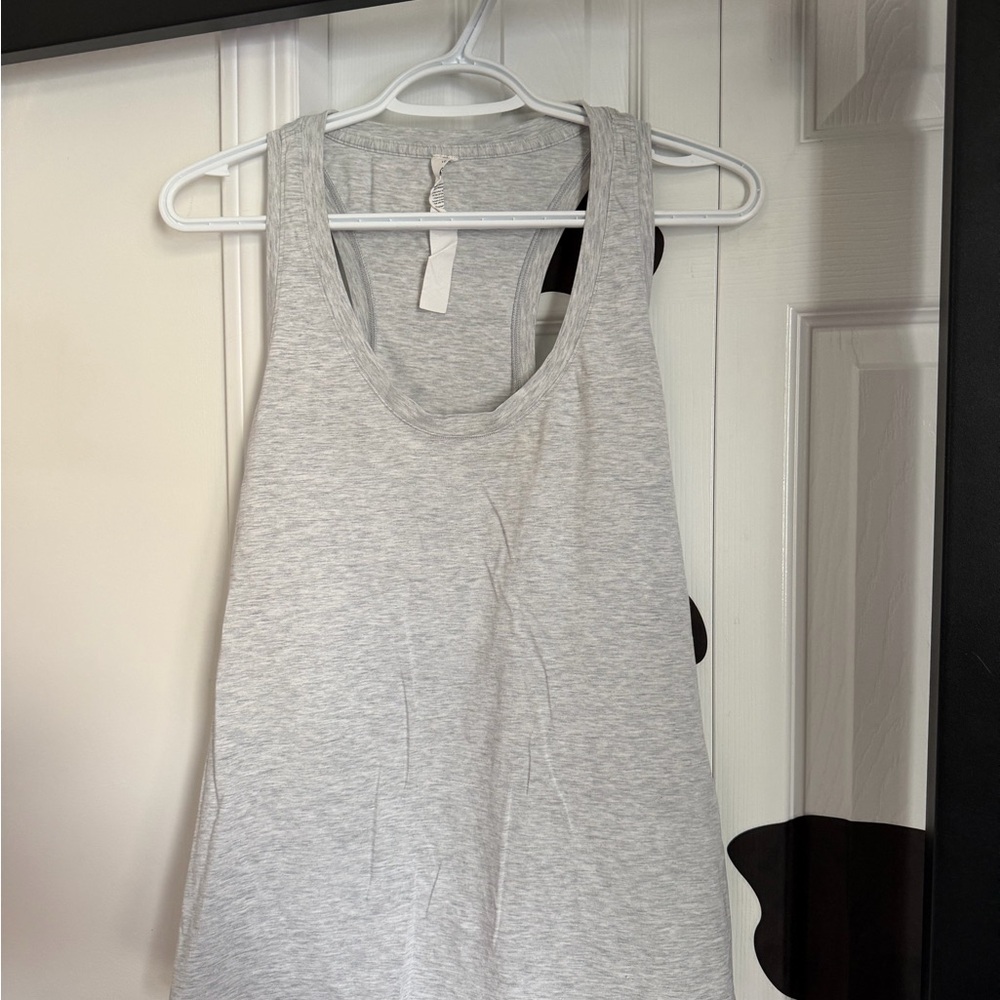lululemon athletica Light Gray Racerback Tank